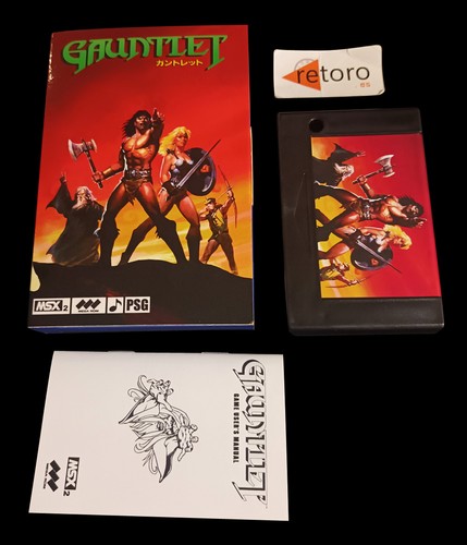 Gauntlet msx msx2 cartridge - gauntlet,
