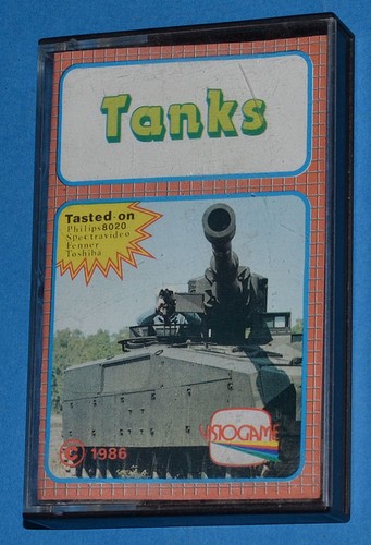 Tanks visiogame msx - tanks,
