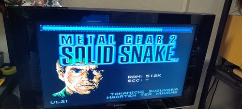 Metal gear solid snake msx2 - gear,