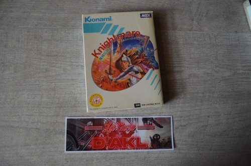 Knightmare sur msx neuf - msx, sous