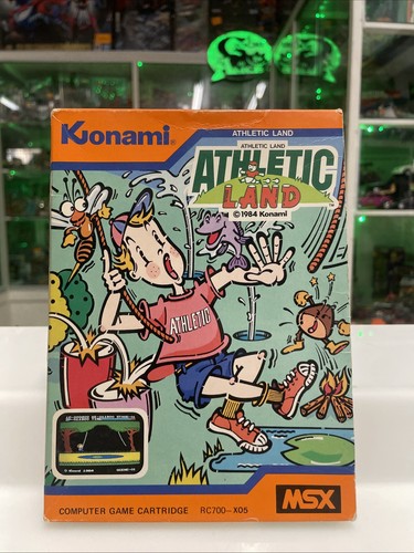 Msx konami athletic land - -,