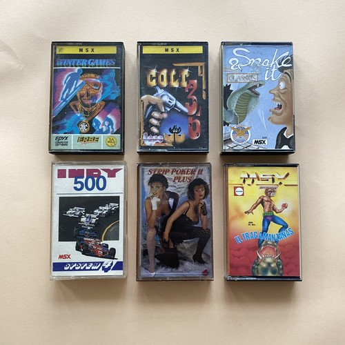 Msx lote 6 juegos - msx,